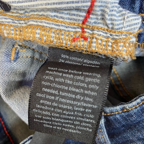 Gap mid rise straight lady mommy jeans denim 10 - Picture 3 of 7